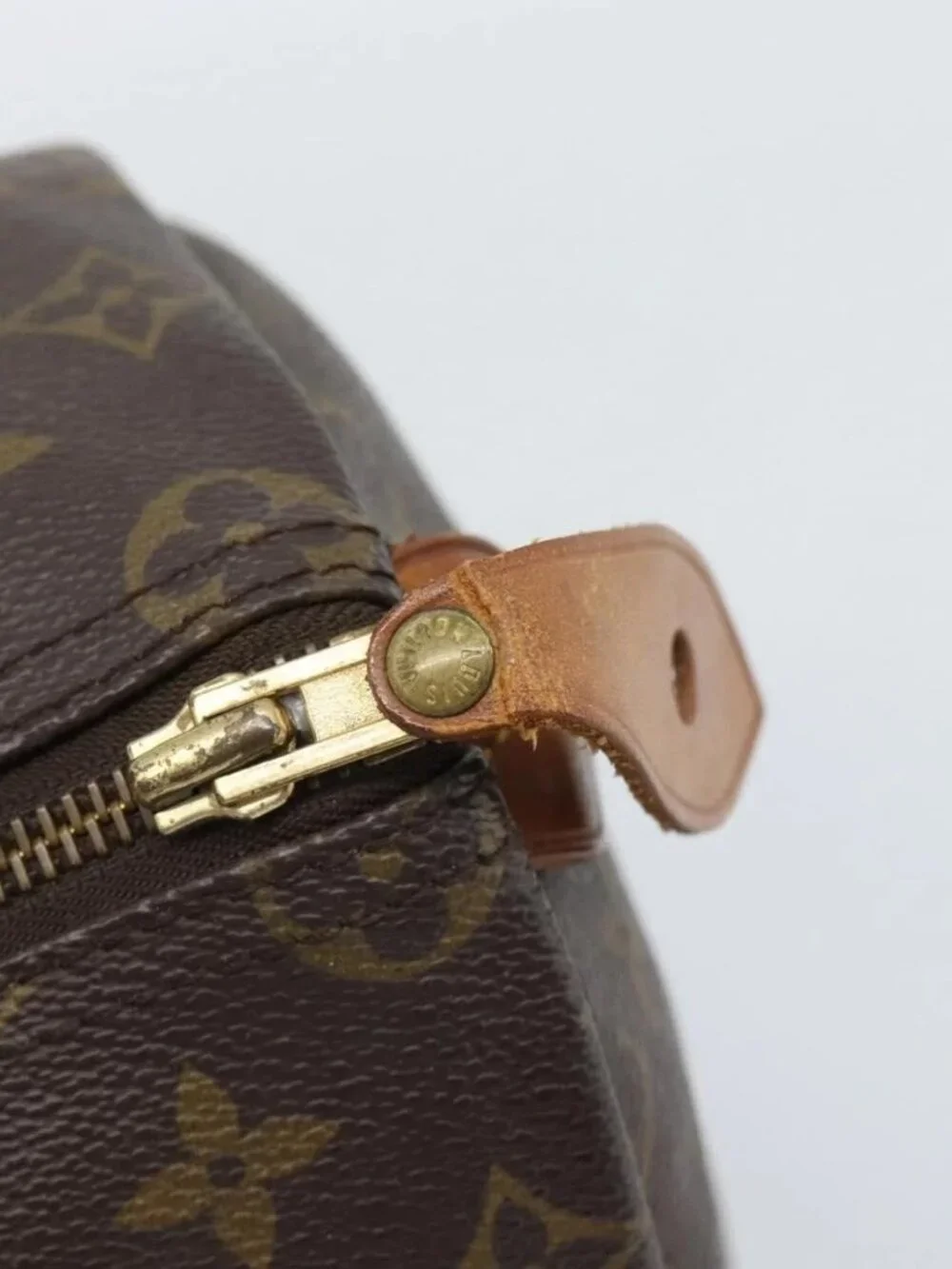 LOUIS VUITTON Monogram Speedy 35 Hand Bag M41524 LV Auth 187939A